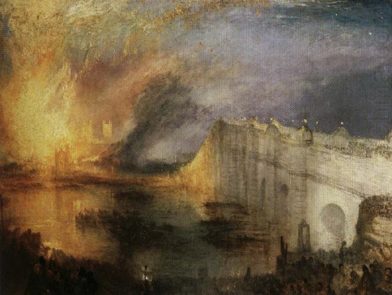 Joseph Mallord William Turner Burning of the Houses